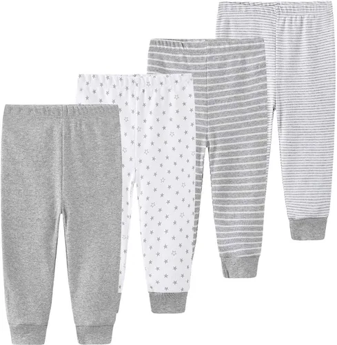 Miniatura 41 de Conjunto de canastilla para bebé, 9 piezas, conjunto de mamelucos y pantalones, conjunto de regalo unisex para bebé
