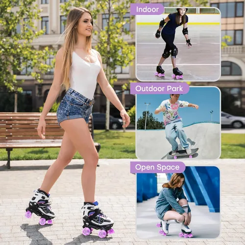 Miniatura 3 de Paquete de 8 ruedas de 32 x 58, 82 A con rodamiento instalado y 2 topes de punta para patinaje de doble fila, accesorios de repuesto adecuados