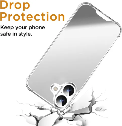 Miniatura 248 de AICase Funda protectora para iPhone 16 compatible con iPhone 16, delgada, ligera, transparente [no amarillenta] Diseño vibrante