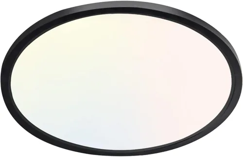 Miniatura 12 de hykolity – Luz LED redonda plana de 9 pulgadas con temperatura de color seleccionable (CCT), 18W, 1800 lúmenes, 3000K/4000K/5000K, luz de techo