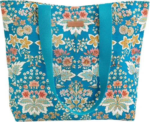Miniatura 57 de Maison d' Hermine - Bolsa de lona de algodón reutilizable para mujeres, con asa para el hombro, bolsas a granel para compras y viajes