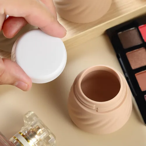 Miniatura 3 de Gemice Recipientes de viaje para artículos de tocador, tarros de crema de silicona, aprobados por la TSA, recipientes de tamaño de viaje con bolsa