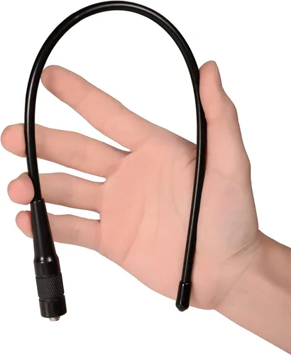 Miniatura 3 de Bingfu Antena de radio de doble banda VHF UHF 136-174MHz 400-470MHz Radio de dos vías Walkie Talkie Antena flexible de látigo SMA hembra para radios