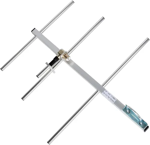 HYS Yagi Antena con 3 elementos, UHF 400-470Mhz Antena de techo al aire libre para Yaesu Motorola Kenwood Midland Radio móvil Transceptor Repetidor