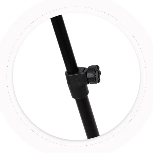 Miniatura 6 de SOLUSTRE Trípode de soporte de micrófono profesional ajustable con base antideslizante resistente soporte telescópico de micrófono para cantar