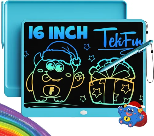 Miniatura 9 de TEKFUN: Tablero de garabatos LCD de 8.5 pulgadas, tabla de dibujo para niños, tableta de escritura, tablero de dibujo mágico, tablero de garabatos