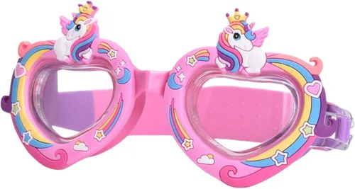 Miniatura 8 de RARITYUS Gafas de natación con patrón de dibujos animados, impermeables, antiniebla, para niños y jóvenes