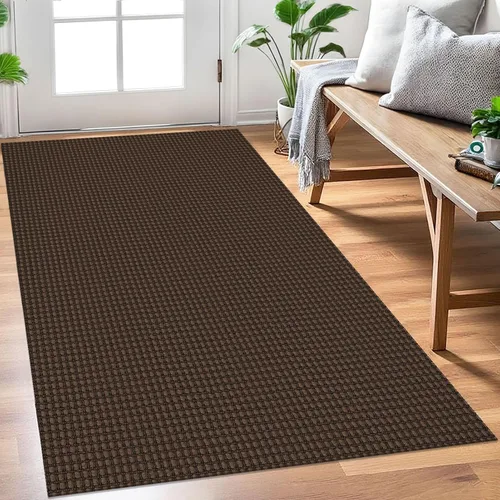 Miniatura 147 de EARTHALL Alfombra de pasillo 3x14 pies, alfombras lavables extra largas para pasillos, tejidas, antideslizante, alfombra trenzada para entrada