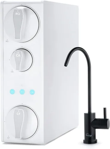 iSpring RO500AK-ORB - Filtro de agua por ósmosis inversa, Certificado NSF 58, Sistema RO sin tanque de 500 GPD, pH natural con remineralización