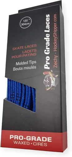 zechy Cordones de hockey encerados – Hecho para patines – Hockey sobre hielo, patines de ruedas – Un par – Tamaños (72, 84, 96, 108, 120, 130)