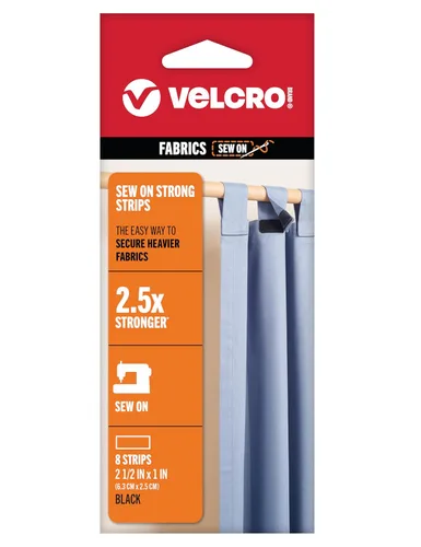 Miniatura 10 de VELCRO Brand Cinta de tela fuerte para coser Rollo de 30 pulgadas, negro