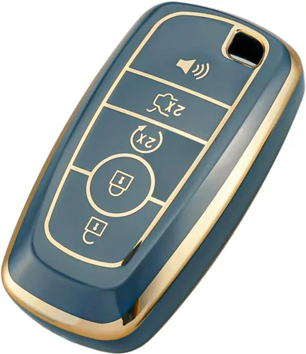 Miniatura 10 de Funda para llavero OFFCURVE para Ford, estuche de llave de TPU premium con protección completa compatible con Ford Fusion Explorer Escape F150 F250