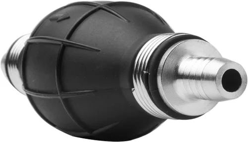 Miniatura 4 de 10 mm 3/8 pulgada Bomba de cebado de tipo foco de 10 mm, de goma, para transferencia de combustible, línea de combustible de vacío, bomba de mano