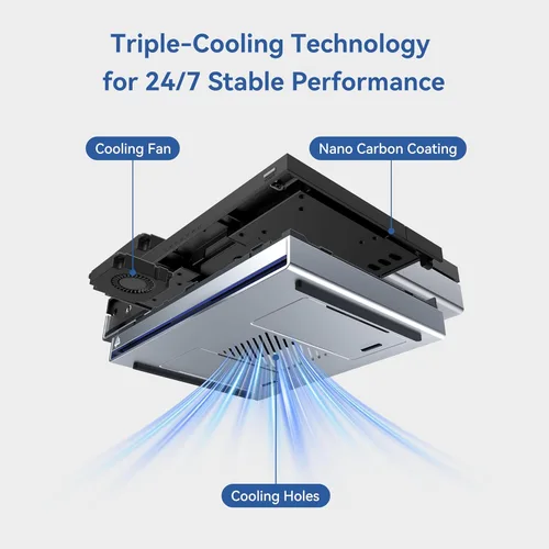 Miniatura 5 de Almacenamiento NAS LincStation N2 de 6 bahías, procesador Intel N100 de 4 núcleos, 10GbE, 16 GB LPDDR5 RAM, 128 G eMMC, disco duro SATA 2x2.5 +