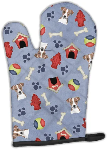 Miniatura 71 de Caroline's Treasures BB4020OVMT Dog House Collection Border Collie - Guante de horno grueso resistente al calor para sartenes calientes y horno