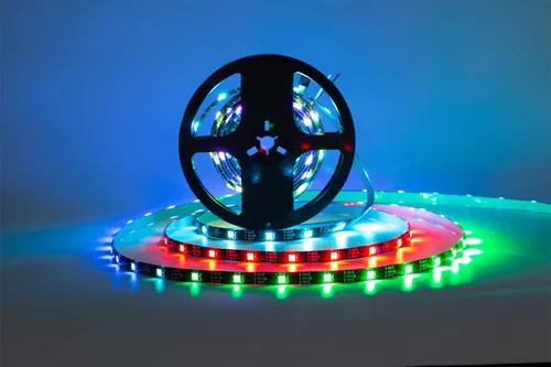 Miniatura 13 de WS2812B Tira de luz LED direccionable individual 100Pixels/m SMD 5050 RGB Pixel Strip DC5V (3.2FT 100LEDS no impermeable, PCB blanco)