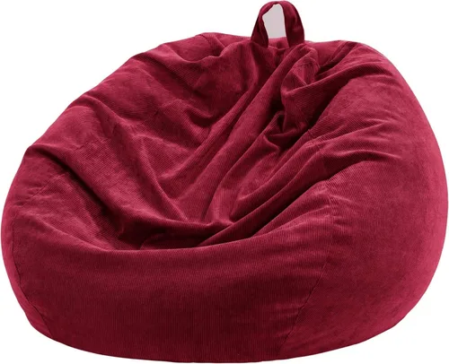 Miniatura 12 de Funda para Silla Puf de 3 pies (Sin Relleno) 35"×43" Almacenamiento Grande de Animales de Peluche Silla Puf Lavable Funda para Silla Puf Grande
