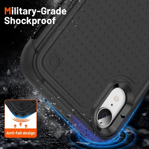 Miniatura 129 de Jeylly Funda para iPhone SE/Funda para iPhone 5S, Exterior de Plástico Duro que Absorbe Golpes + Interior de Silicona de Goma Defensor contra