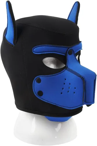 Miniatura 9 de Bozal de neopreno para cachorro, capucha para perro, máscara de juego