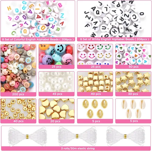 Miniatura 4 de Funtopia 120 Colores Cuentas de Semillas de 2 mm para Hacer Joyas, 49000 Piezas de Cuentas de Vidrio Pequeñas para Pulseras, Kit de Pulseras