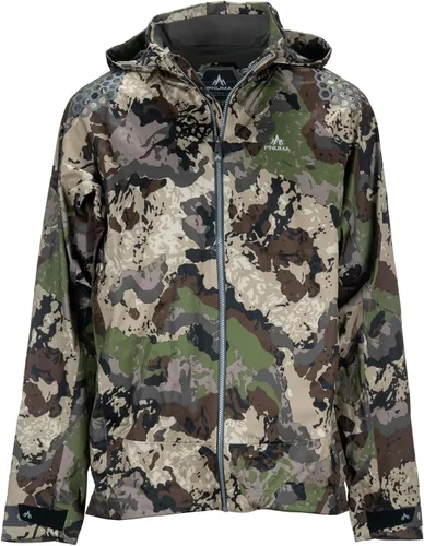 Pnuma Outdoors 3L Element Proof Rain Jacket, 100% Waterproof, Breathable, 3-Piece Hood, (3L-JK)