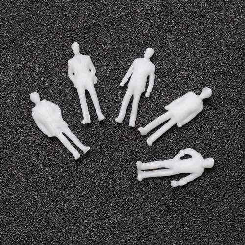 Miniatura 6 de The Lord of the Tools 100 piezas de figuras blancas sin pintar 1:100, exquisitos modelos de personajes en miniatura, accesorios decorativos