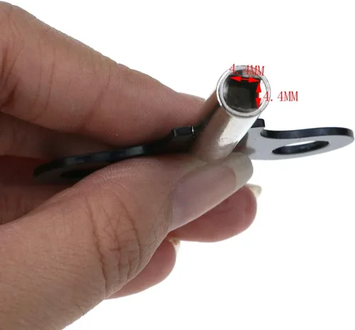 Miniatura 5 de 2 unids reloj clave metal Winder clave negro reloj de pared accesorios para reloj de madera reloj soporte reloj reloj