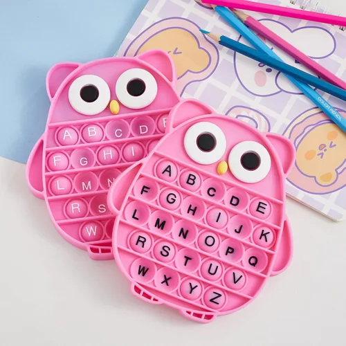 Miniatura 4 de Juguete sensorial de burbujas Push Pop, juguete de silicona para aliviar el estrés y reventar burbujas, herramientas educativas de aprendizaje