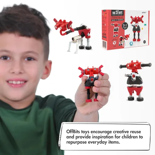 Miniatura 4 de The Off Bits ArtBit - Juego de construcción de juguetes robot, ideas educativas para regalos de Pascua, kit de aprendizaje de actividades STEM, kit