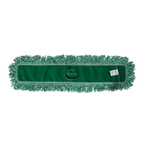 Miniatura 3 de Rubbermaid Commercial Products Trapeador de polvo de mezcla de microfibra, 36 pulgadas, verde, repuesto de cabezal resistente para limpieza