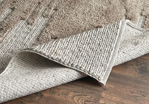 Miniatura 7 de Alfombra hecha a mano de lana dorada, fibra natural viscosa de fácil mantenimiento, alfombra para sala de estar, cama, habitación familiar, pisos