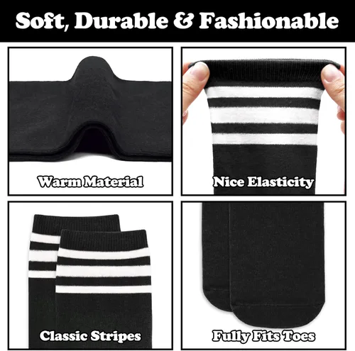 Miniatura 4 de 4 pares de calcetines de fútbol para niños, calcetines de fútbol para niñas, calcetines de fútbol para niños pequeños, calcetines de tubo para niños