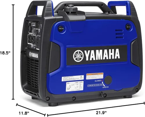 Miniatura 17 de Generador inversor YAMAHA EF2200iS, 2200 vatios, azul