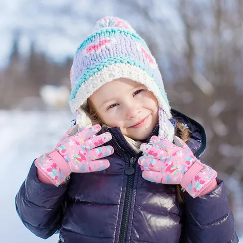 Miniatura 59 de Guantes de nieve para hombre y mujer, impermeables, para invierno, cálidos, para esquí, snowboard, guantes para mujer