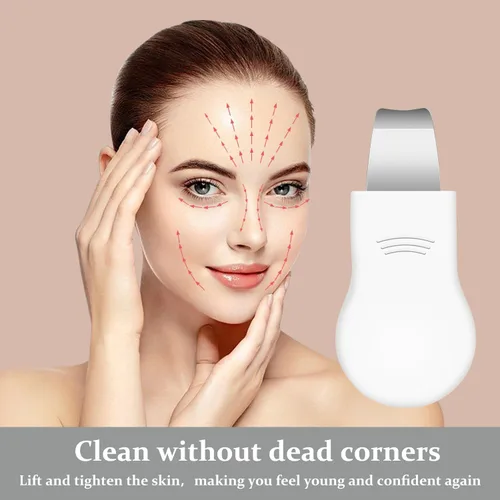 Miniatura 5 de Herramienta removedor de puntos negros, limpiador facial de silicona, raspador de poros de nariz 2 en 1 para limpieza profunda, espátula de piel