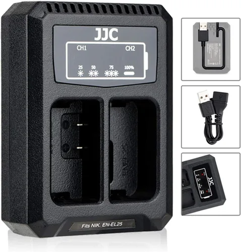 Miniatura 11 de EN-EL14 EN-EL14a Cargador de batería dual cable USB integrado, compatible con Nikon D3500 D3400 D3300 D3200 D3100 D5600 D5500 D5300 D5200 D5100