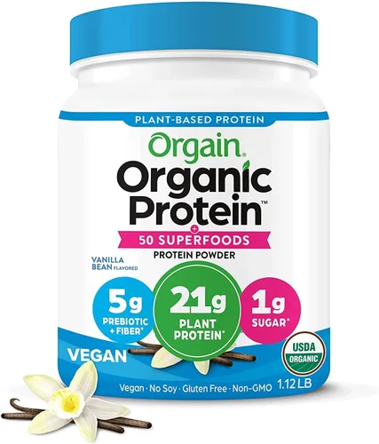 Orgain proteína orgánica a base de plantas + polvo de superalimentos
