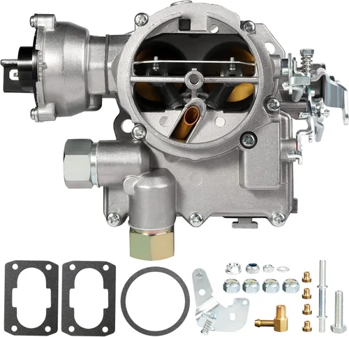 Carburador marino de 2 barriles para Mercruiser Rochester Mercarb 3.0L 2.5L 4 CYL Motores con estrangulador eléctrico y juntas de chorros de enlace