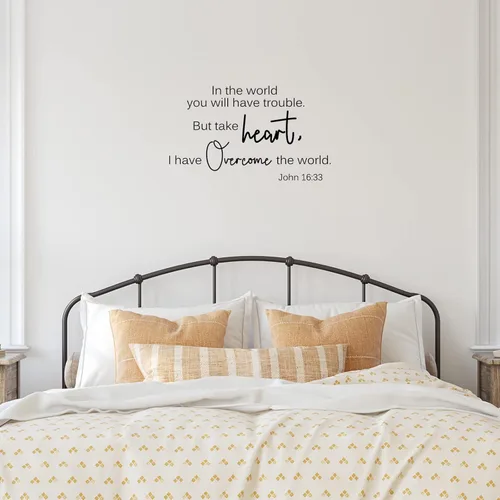 Miniatura 5 de BBTO - Calcomanías de pared con versículos bíblicos, citas inspiradoras, calcomanías religiosas motivacionales, escrituras adhesivas para pelar