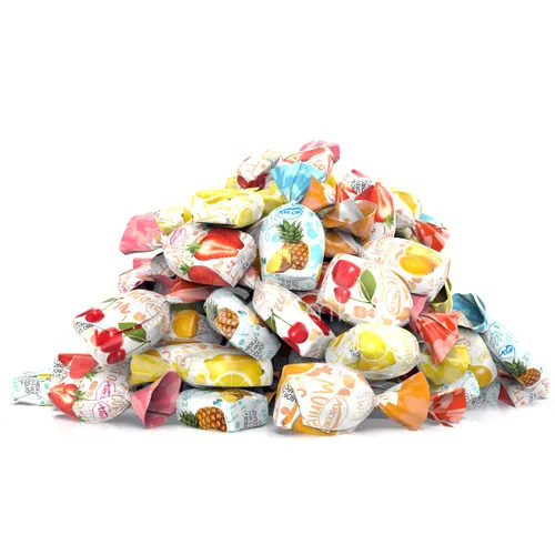 Miniatura 3 de Caramelos duros surtidos con frutas envueltos individualmente de Cambie, 1 lb de caramelo de fruta con un exterior duro deliciosamente dulce con un
