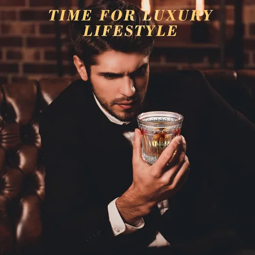 Miniatura 4 de BETESINE Juego de decantador de whisky con 6 vasos, 25.4 fl oz, sin plomo, juego de decantador de licor de cristal para bourbon, whisky, whisky