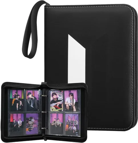 Miniatura 8 de Carpeta para Tarjetas Fotográficas 400 Bolsillos Álbum Portador de Tarjetas de Fotos Colección Mercancía para Fanáticos del Army Regalos