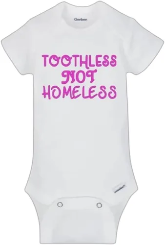 Bravotv Real Housewives of Beverly Hills Baby Bodysuit Bodysuit - Toothless Not Homeless