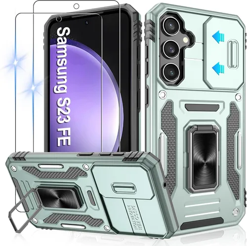 Miniatura 175 de Gritup para Samsung Galaxy S22 Funda con protectores de pantalla HD de 2 paquetes y cubierta deslizante para la cámara, protección contra caídas