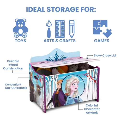 Miniatura 4 de Delta Children Caja de juguetes Deluxe, Frozen II (Disney)