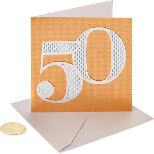 Miniatura 4 de Tarjeta de cumpleaños número 50 de Papyrus (50 se ve increíble en ti)