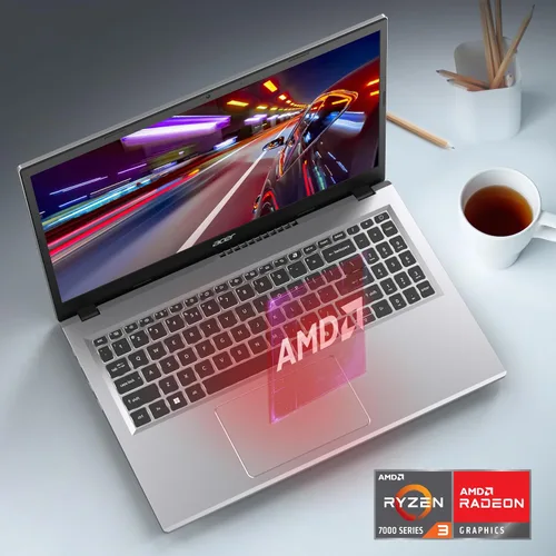 Miniatura 3 de Acer Aspire Go 15 AI Ready Laptop Pantalla FHD IPS de 15.6 pulgadas AMD Ryzen 3 7320U Gráficos AMD Radeon 610M 8 GB LPDDR5 SSD PCIe de 128