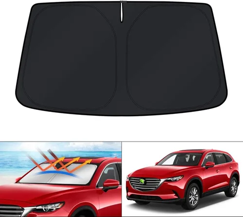 Miniatura 108 de KUST Parasol para parabrisas para Hyundai Tucson 2016-2021 (no para Tucson 2022), accesorios protectores solares de ventana, protector solar