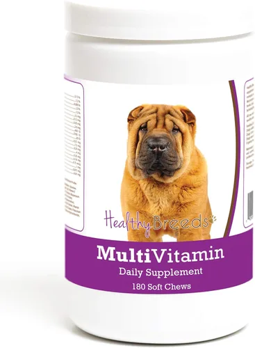 Miniatura 187 de Healthy Breeds Bulldog francés multivitamínico suave masticable para perros 180