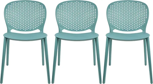 Miniatura 15 de 2xhome Juego de 2 sillas de comedor para patio Silla auxiliar moderna apilable para piscina al aire libre Plástico resistente a la intemperie